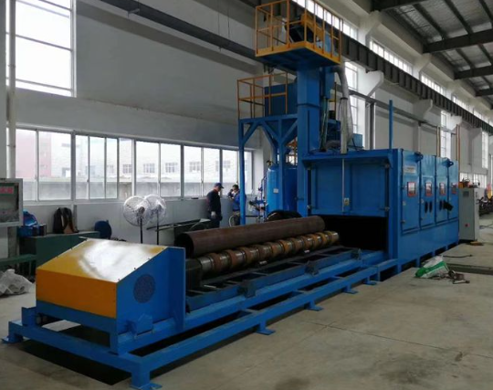红桥喷砂机在管道除锈中的现场施工应用